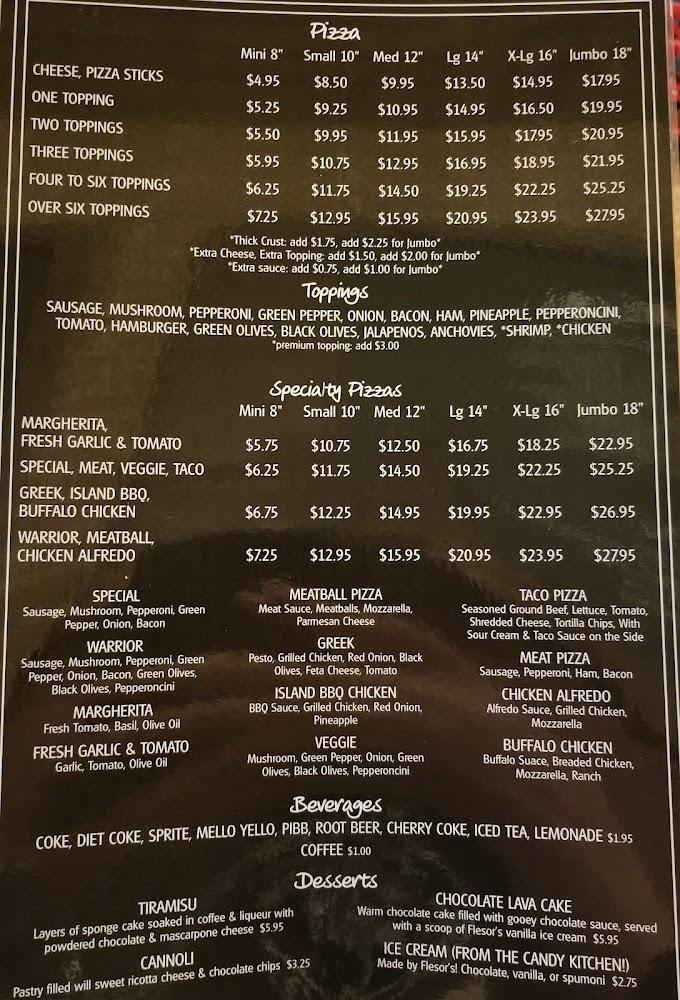 Joe's Pizza Menu image 4